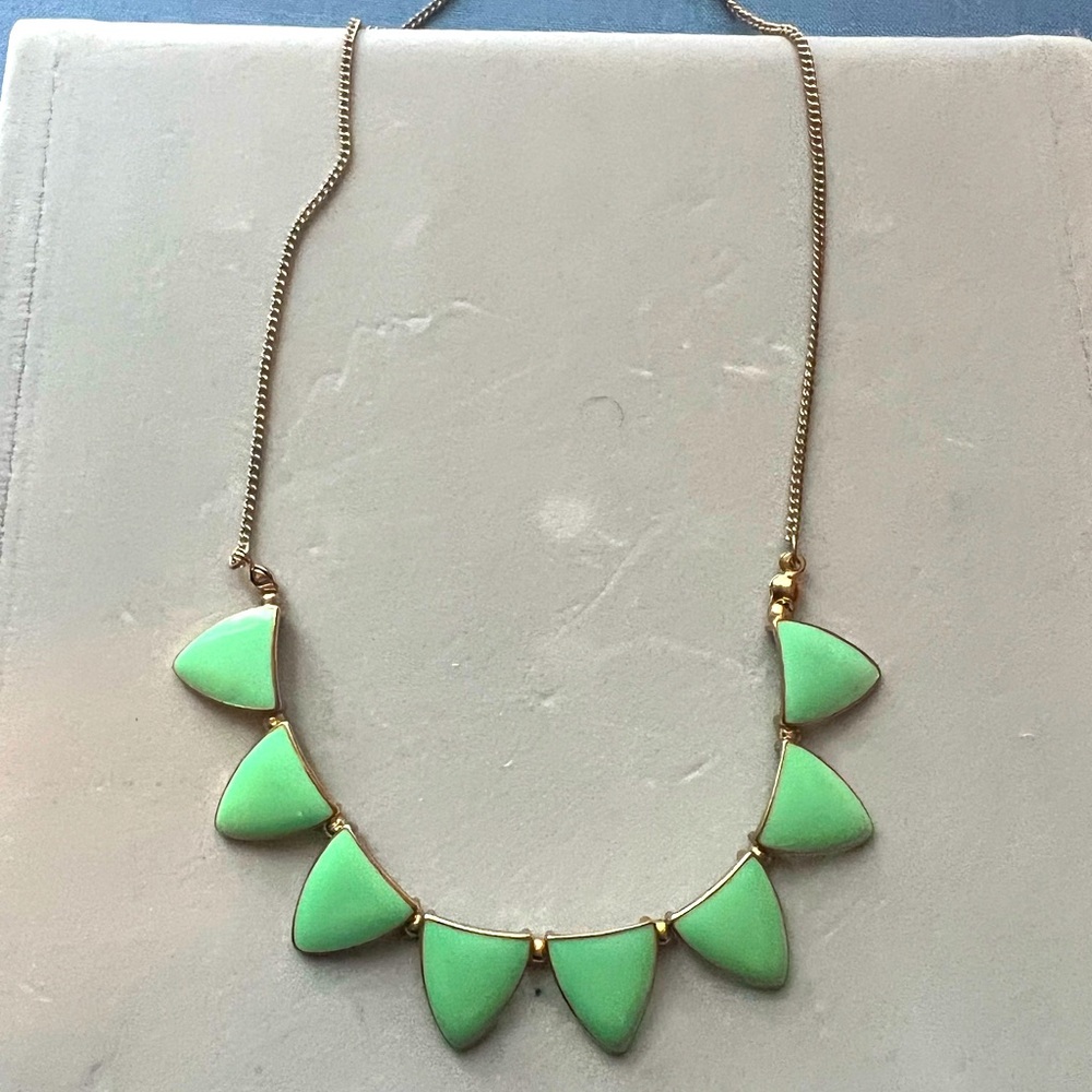 Francesca Turquoise Triangle Necklace